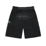 Corteiz Alcatraz Cargo Shorts Triple Black