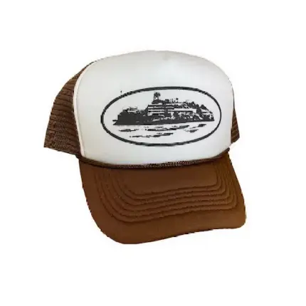 Corteiz Alcatraz Trucker Cocoa Hat