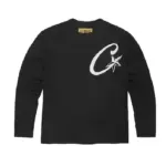 Corteiz C Starz Waffle Sweatshirt Black