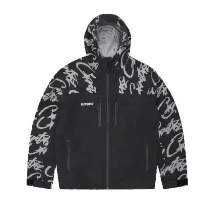 Corteiz Elitework Shell Jacket Black