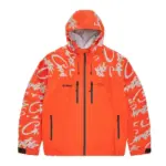 Corteiz Elitework Waterproof Shell Jacket Orange