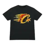 Corteiz Flame C Starz T-Shirt Black