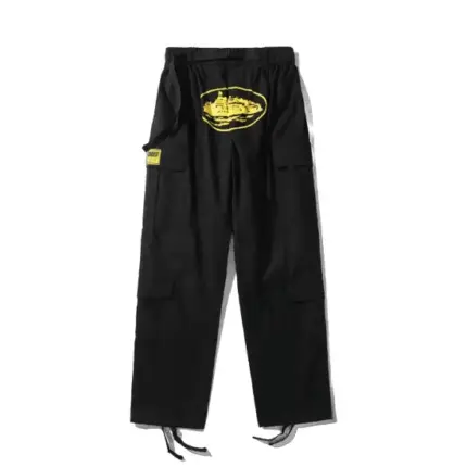 Corteiz Purp Guerillaz Cargos Black/Yellow