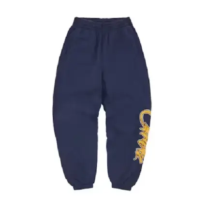 Corteiz RTW College Joggers Navy Blue