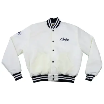 Corteiz Stadium Jacket White