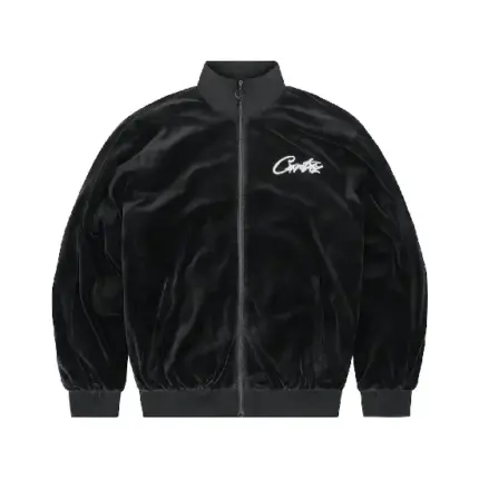 Corteiz VVS Velour Jacket Black