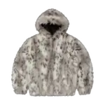 HOODED FUR JACKET [MULTI]