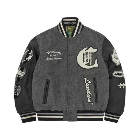 US VS DEM VARSITY JACKET [GREY]